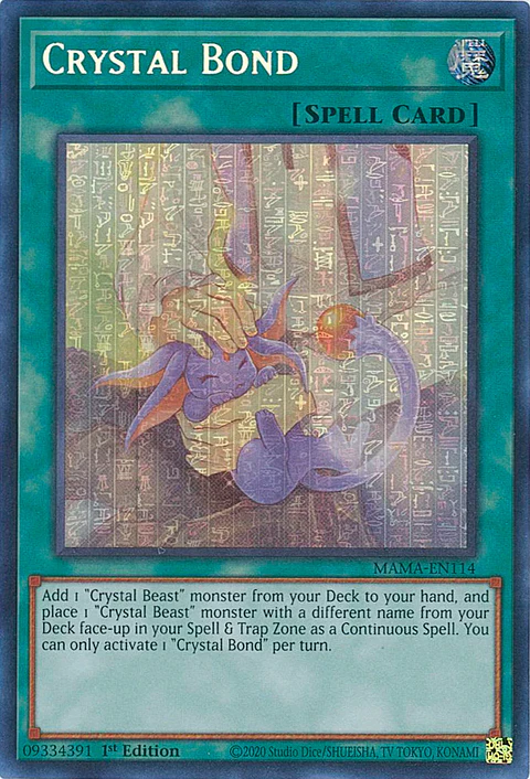 Crystal Bond - MAMA-EN114 - Pharaoh's Secret Rare