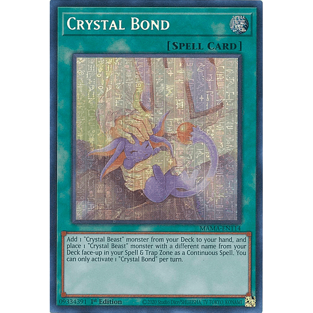 Crystal Bond - MAMA-EN114 - Pharaoh's Secret Rare