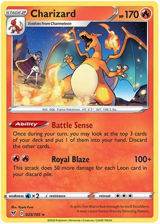 Charizard - 025/185 - Rare  1