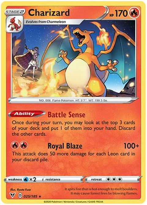 Charizard - 025/185 - Rare 