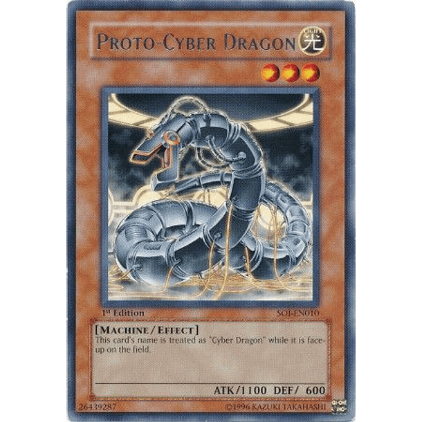 Proto-Cyber Dragon - SOI-EN010 - Rare (dañado)
