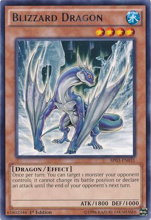 Blizzard Dragon - BP03-EN031 - Rare 1