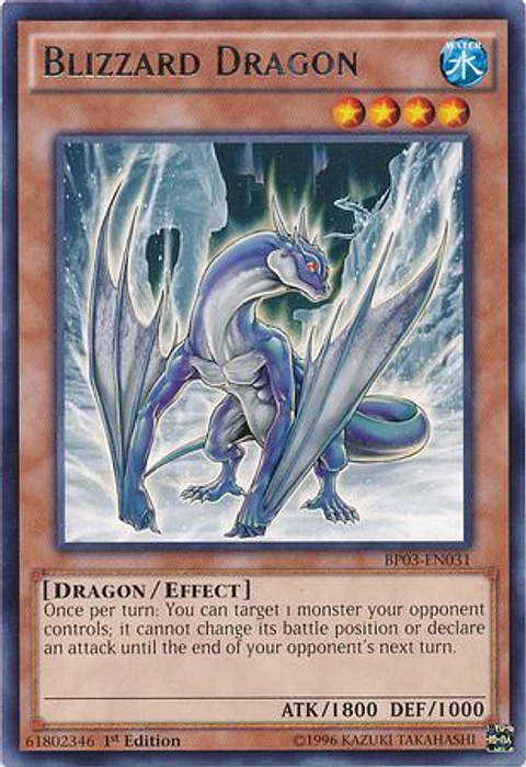 Blizzard Dragon - BP03-EN031 - Rare