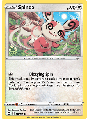 Spinda - 141/195 - Common
