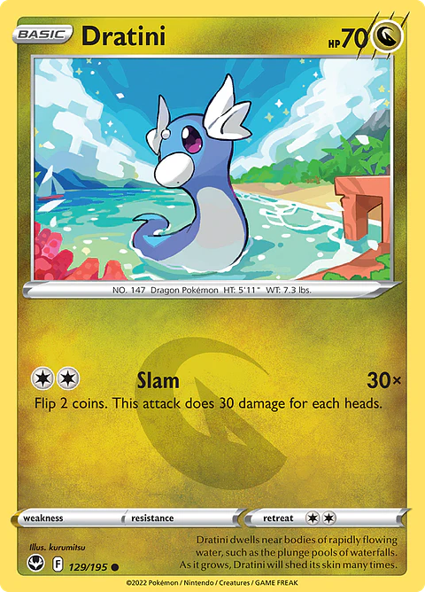 Dratini - 129/195 - Common