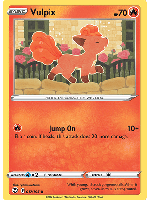 Vulpix - 017/195 - Common