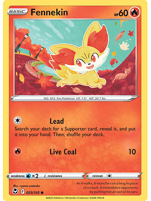 Fennekin - 025/195 - Common