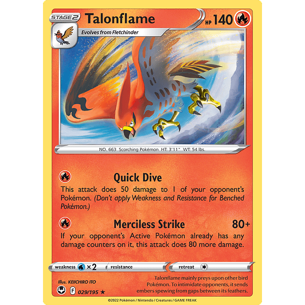 Talonflame - 029/195 - Rare