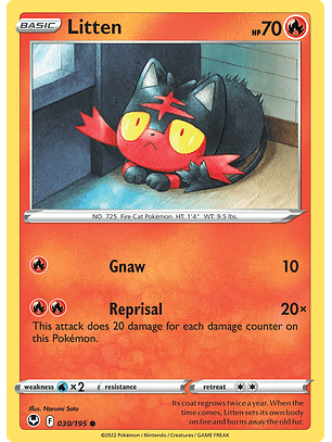 Litten - 030/195 - Common - 