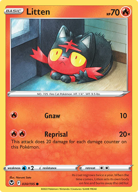 Litten - 030/195 - Common - 