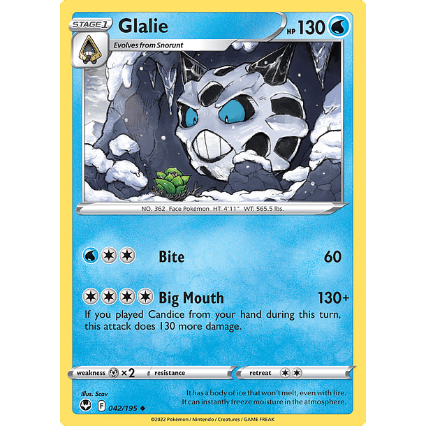 Glalie - 042/195 - Uncommon