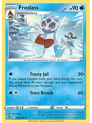 Froslass - 043/195 - Rare