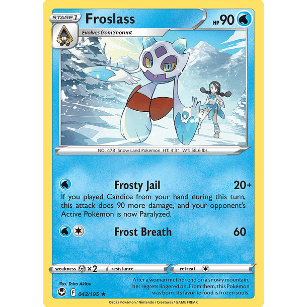 Froslass - 043/195 - Rare