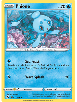 Phione - 045/195 - Rare