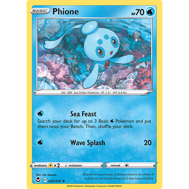 Phione - 045/195 - Rare