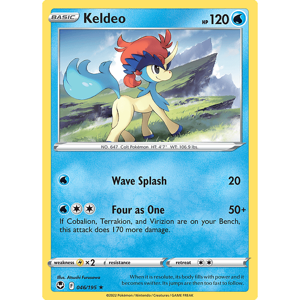 Keldeo - 046/195 - Rare