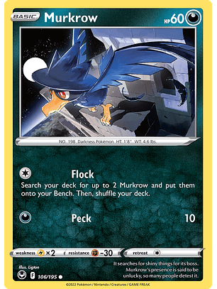 Murkrow - 106/195 - Common
