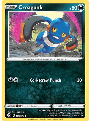 Croagunk - 109/195 - Common