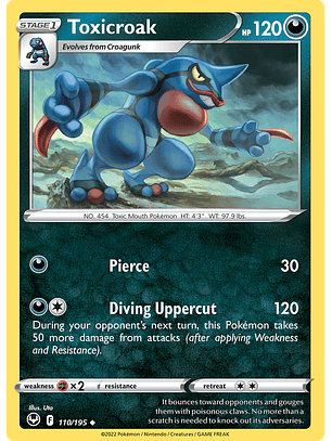 Toxicroak - 110/195 - Uncommon