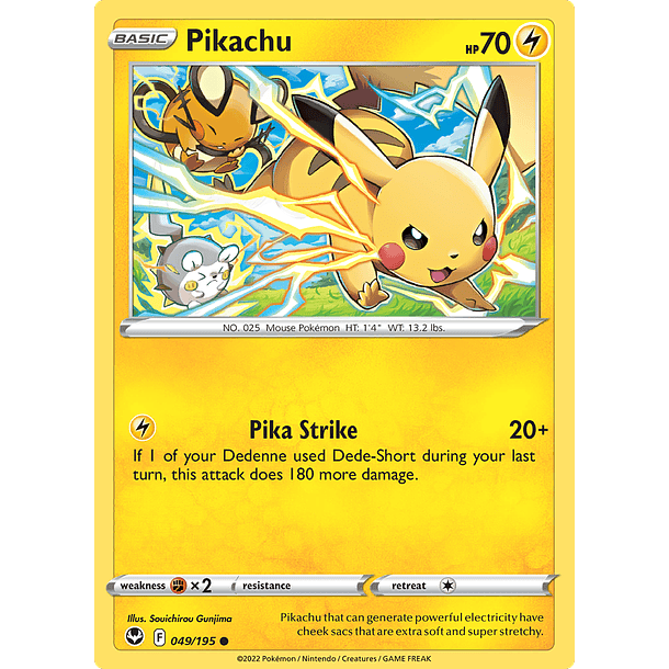 Pikachu - 049/195 - Common