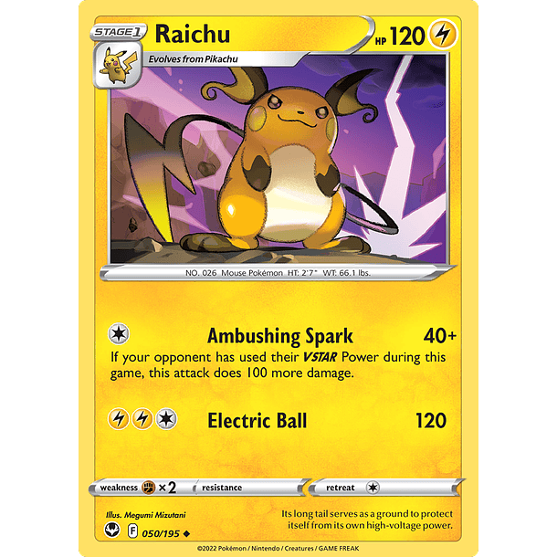 Raichu - 050/195 - Uncommon