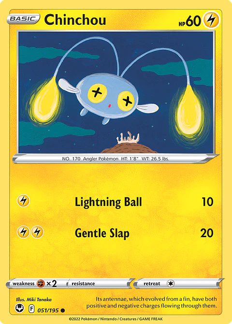 Chinchou - 051/195 - Common