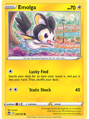 Emolga - 054/195 - Common