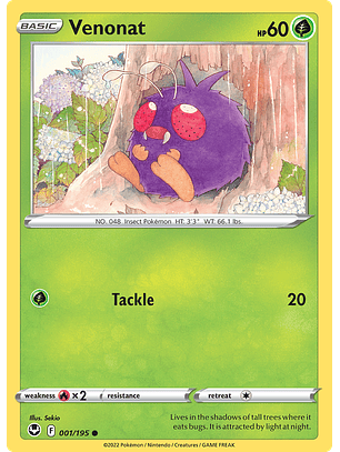 Venonat - 001/195 - Common