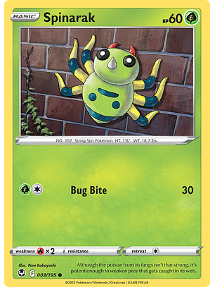 Spinarak - 003/195 - Common