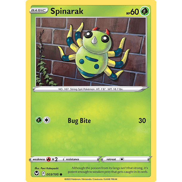 Spinarak - 003/195 - Common