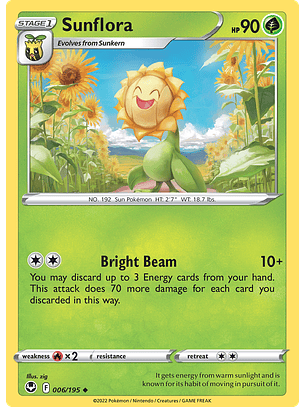 Sunflora - 006/195 - Uncommon
