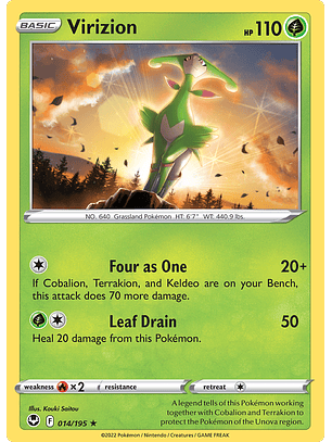 Virizion - 014/195 - Rare