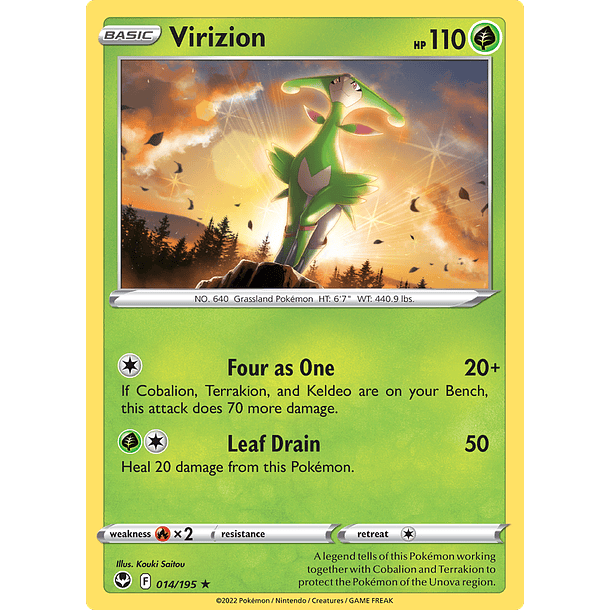 Virizion - 014/195 - Rare