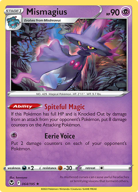 Mismagius - 064/195 - Rare