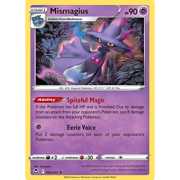 Mismagius - 064/195 - Rare