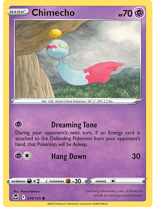 Chimecho - 074/195 - Common