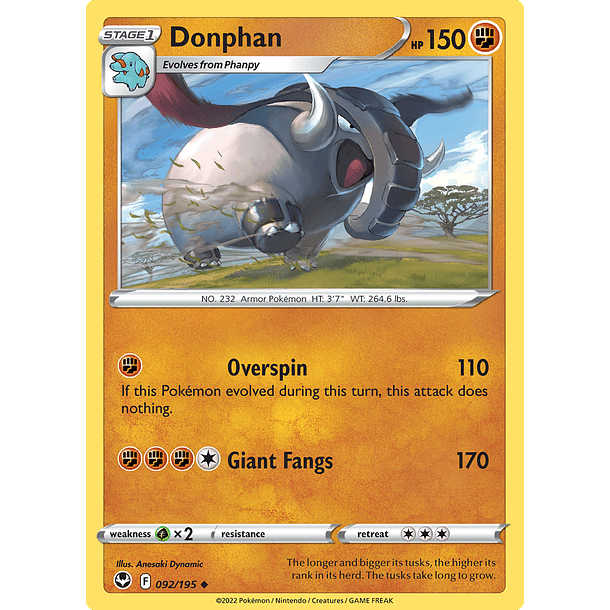 Donphan - 092/195 - Uncommon