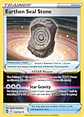 Earthen Seal Stone - 154/195 - Holo Rare - Miniatura 1