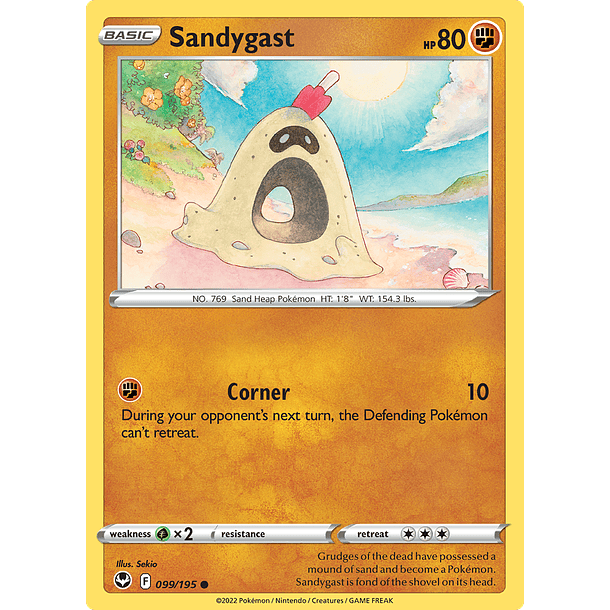 Sandygast - 099/195 - Common Reverse Holo