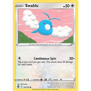 Swablu - 142/195 - Common Reverse Holo