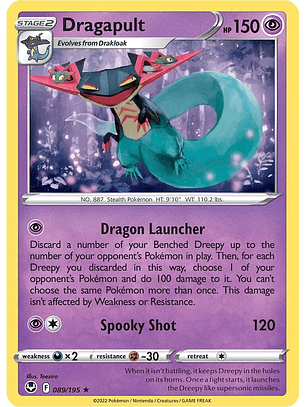 Dragapult - 089/195 - Holo Rare