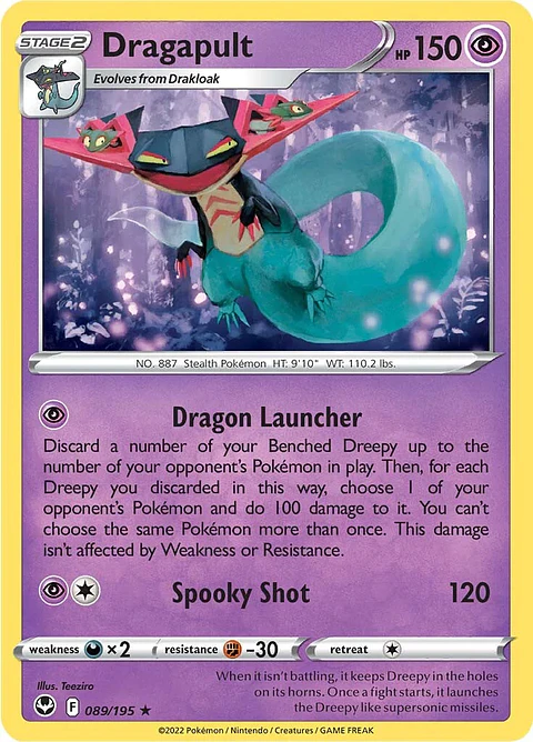 Dragapult - 089/195 - Holo Rare