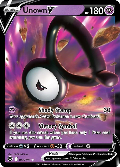 Unown V - 065/195 - Ultra Rare