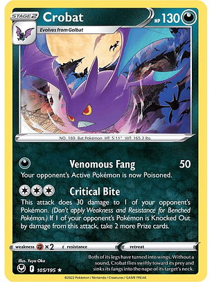 Crobat - 105/195 - Holo Rare
