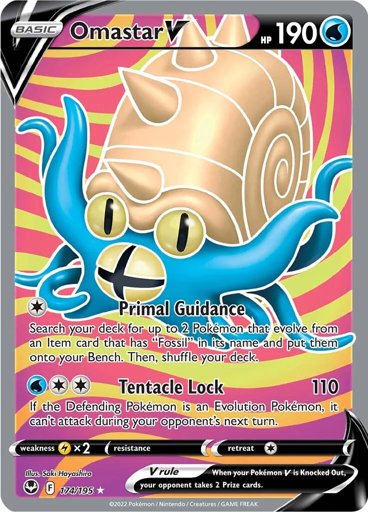 Omastar V - 174/195 - Full Art Ultra Rare 1