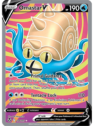 Omastar V - 174/195 - Full Art Ultra Rare