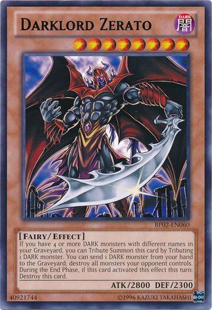 Darklord Zerato - BP02-EN060 - Rare 1