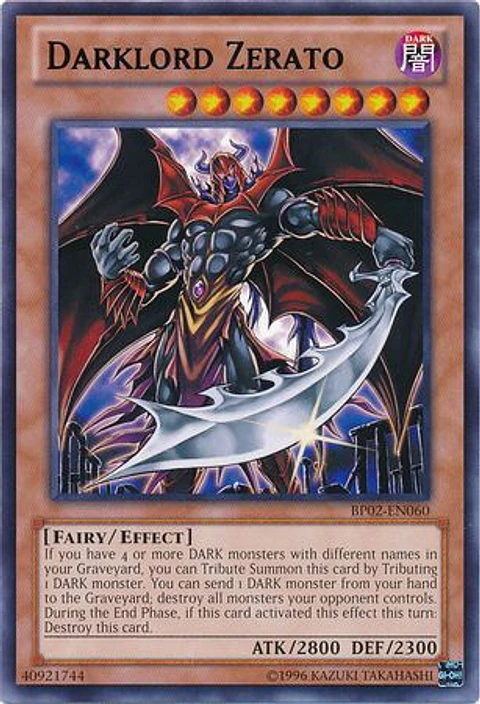 Darklord Zerato - BP02-EN060 - Rare