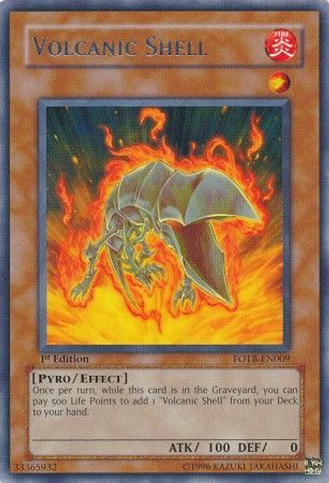 Volcanic Shell - FOTB-EN009 - Rare 