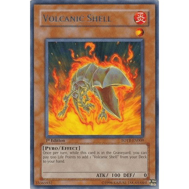 Volcanic Shell - FOTB-EN009 - Rare 